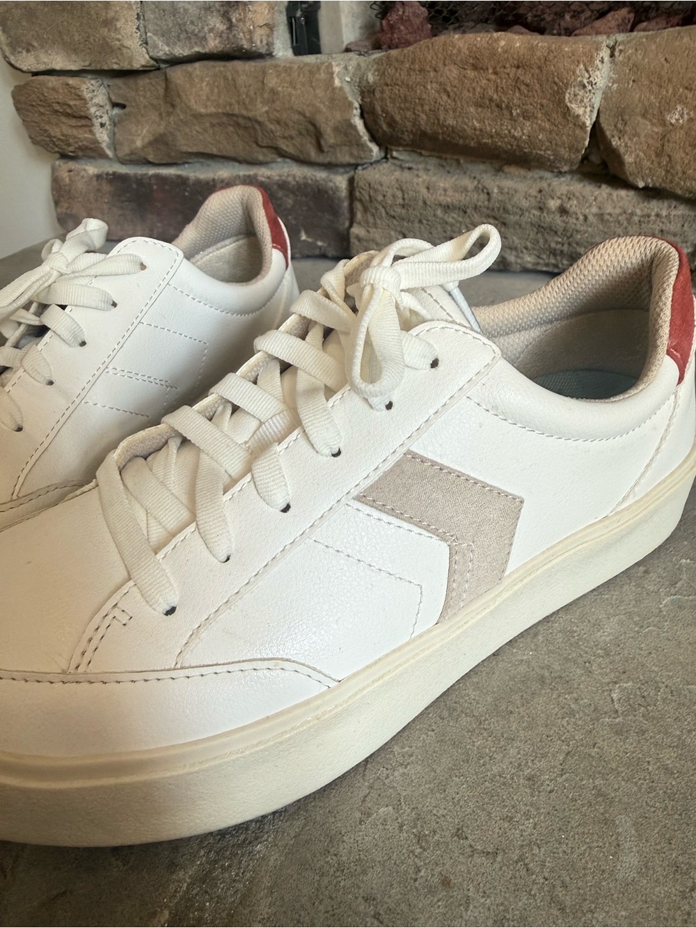 Dr. Scholls Women's Madison Lace Platform Sneakers Size 8.5 White - Picture 9 of 10